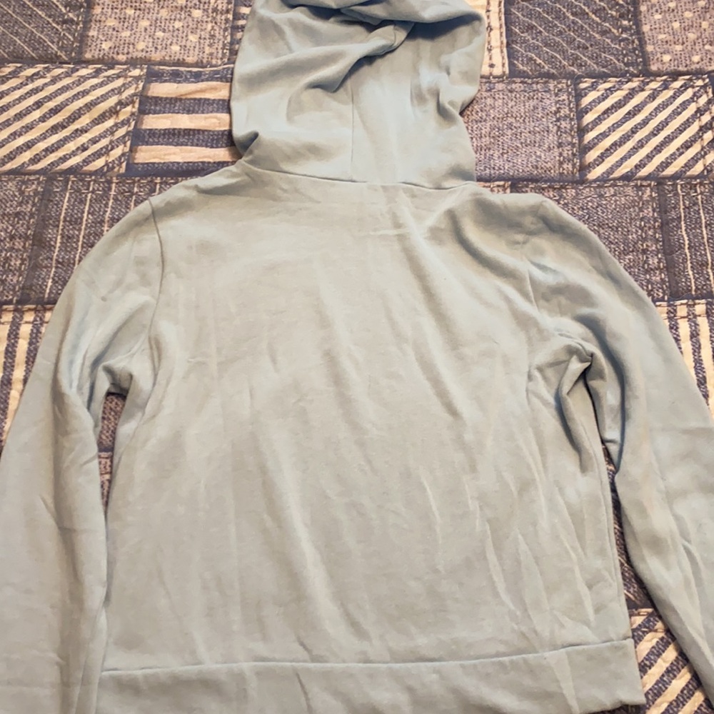 Pink Victoria secret light blue sequin hoodie - Picture 3 of 3